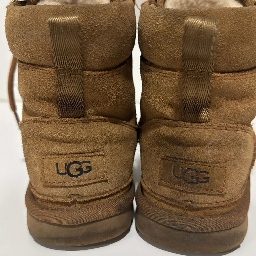 UGG NEUMEL HIKER CHESTNUT SUEDE Boots EUC